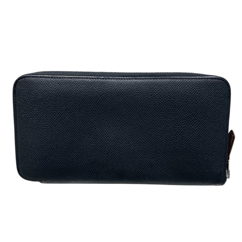 HERMES AZAP LONG SILKIN 長夾 絲巾 黑色-1