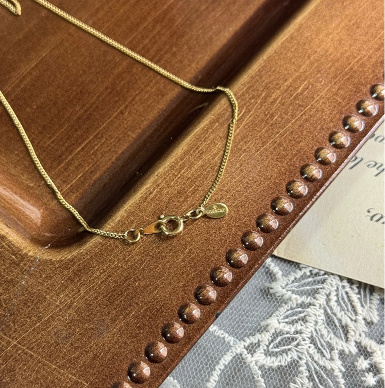 Givenchy 紀梵希 菱形 萊茵石鍍金項鏈 鎖骨鏈-8