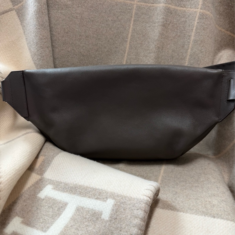 愛馬仕 Hermès cityslide 錫器灰銀釦 肩背包/ 斜背包-17