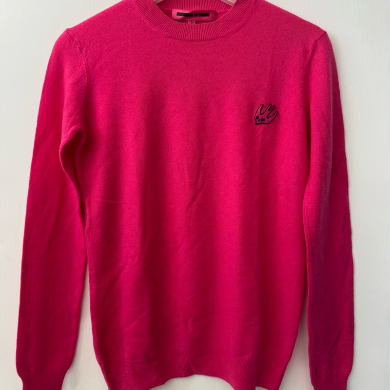 MCQ桃粉針織長袖上衣xs號-0