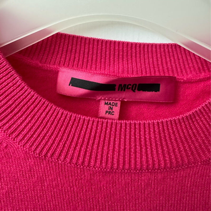MCQ桃粉針織長袖上衣xs號-2