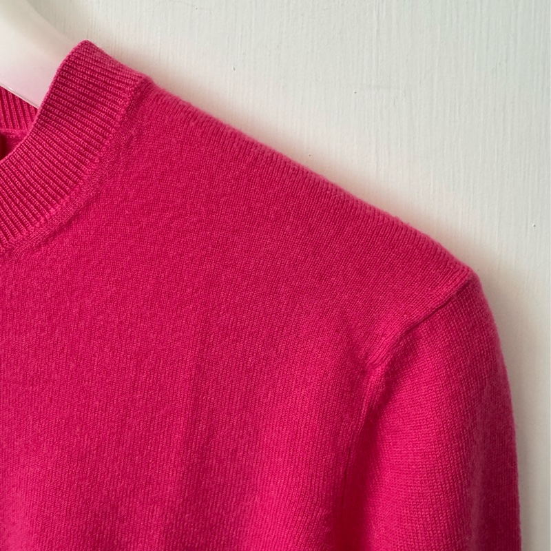 MCQ桃粉針織長袖上衣xs號-4