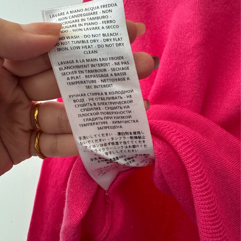 MCQ桃粉針織長袖上衣xs號-11