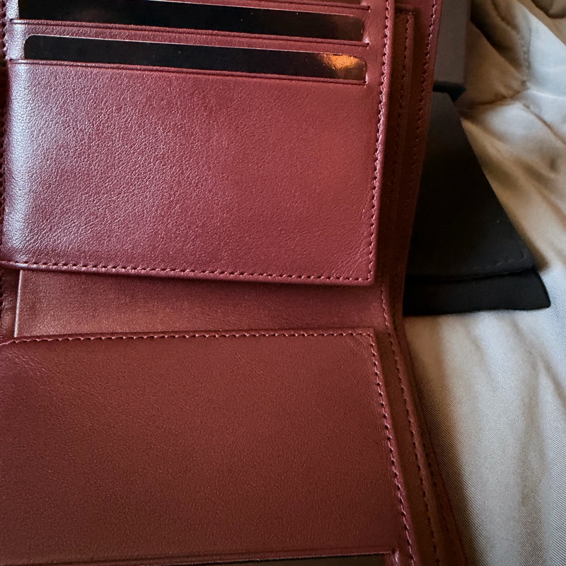 CHANEL 法國製黑銀魚子醬3折短夾-17