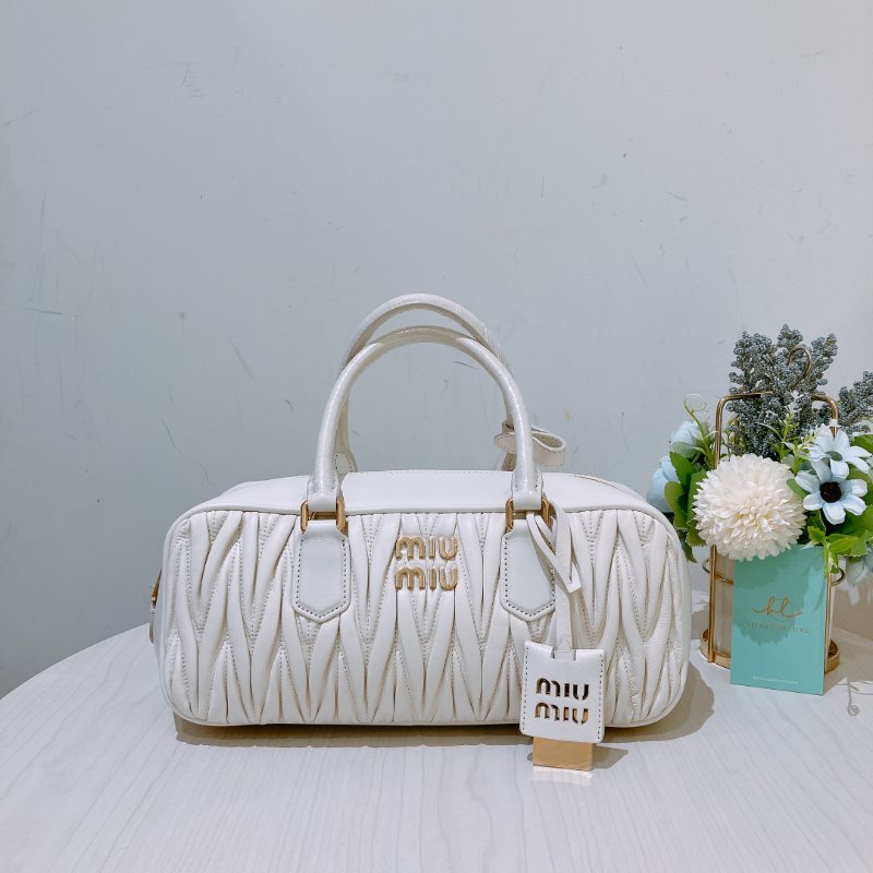 TK1966 Miu Miu 經典皮紋兩用包包 Arcadie Matelassé Nappa Regular Leather Bag-0