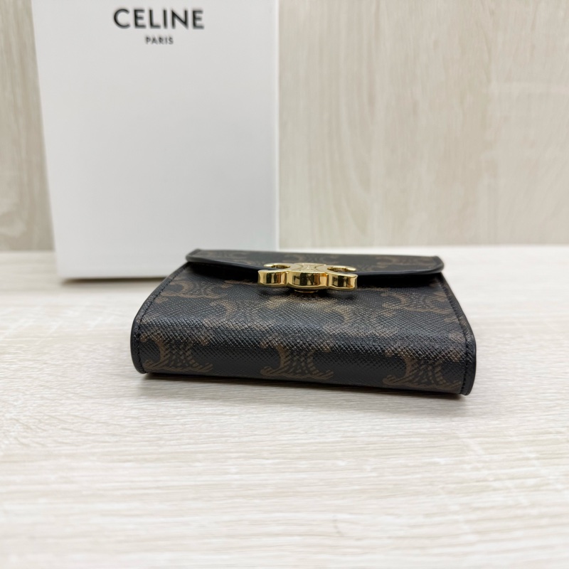CELINE原花凱旋門短夾10D782CQH-4
