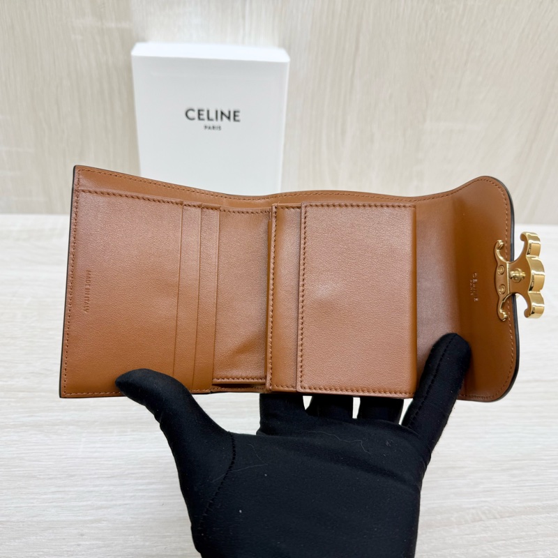 CELINE原花凱旋門短夾10D782CQH-7