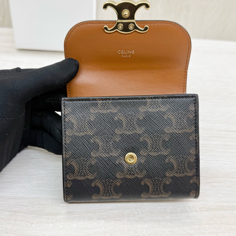 CELINE原花凱旋門短夾10D782CQH-9