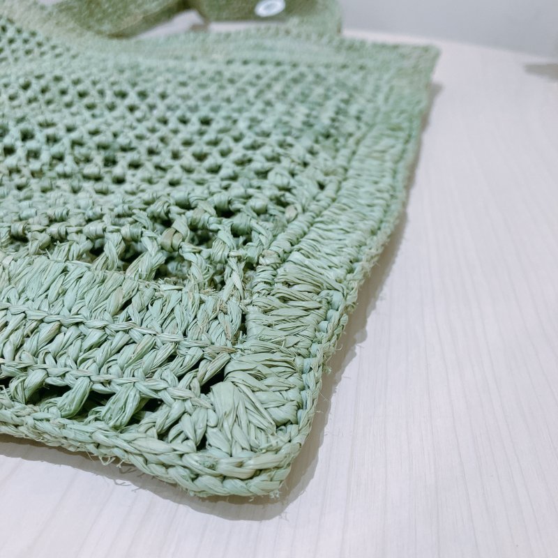 TK1967 Chloe 蔻依夏日肩帶包包Summer Banana Tote Bag Green-8