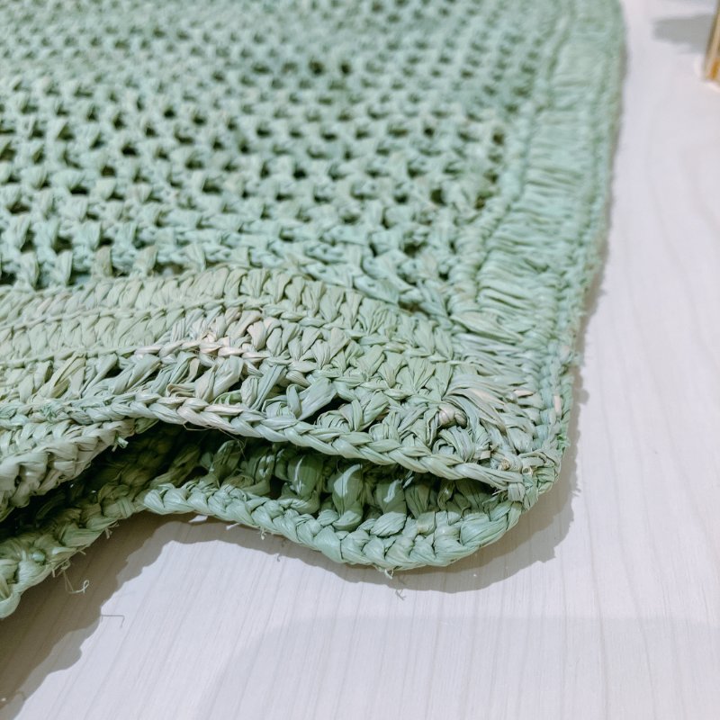 TK1967 Chloe 蔻依夏日肩帶包包Summer Banana Tote Bag Green-10