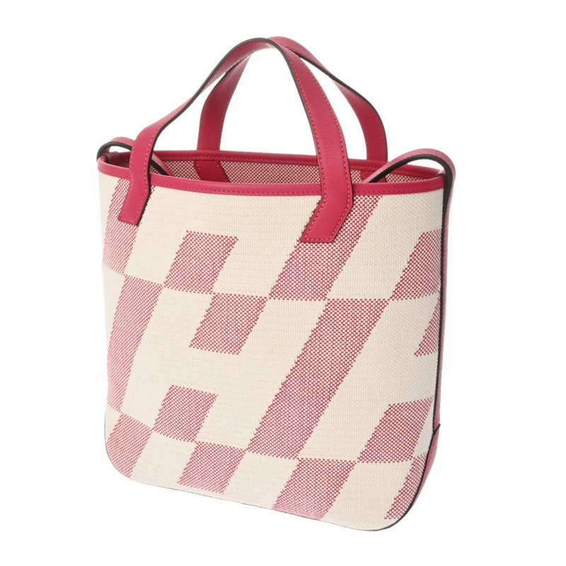 愛馬仕 H Ambie PM 27 2WAY Framboise Beige Z Stamp(約2021年)女士 Toile Veau Swift 手提包 A級二手 Ginzo-2