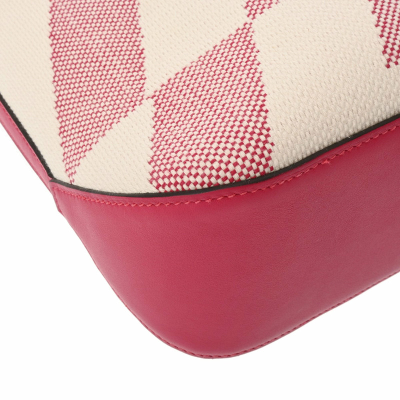 愛馬仕 H Ambie PM 27 2WAY Framboise Beige Z Stamp(約2021年)女士 Toile Veau Swift 手提包 A級二手 Ginzo-7