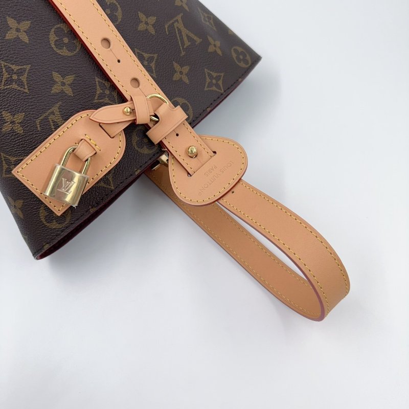 LV原花金釦All In BB手提斜背包M12925-11