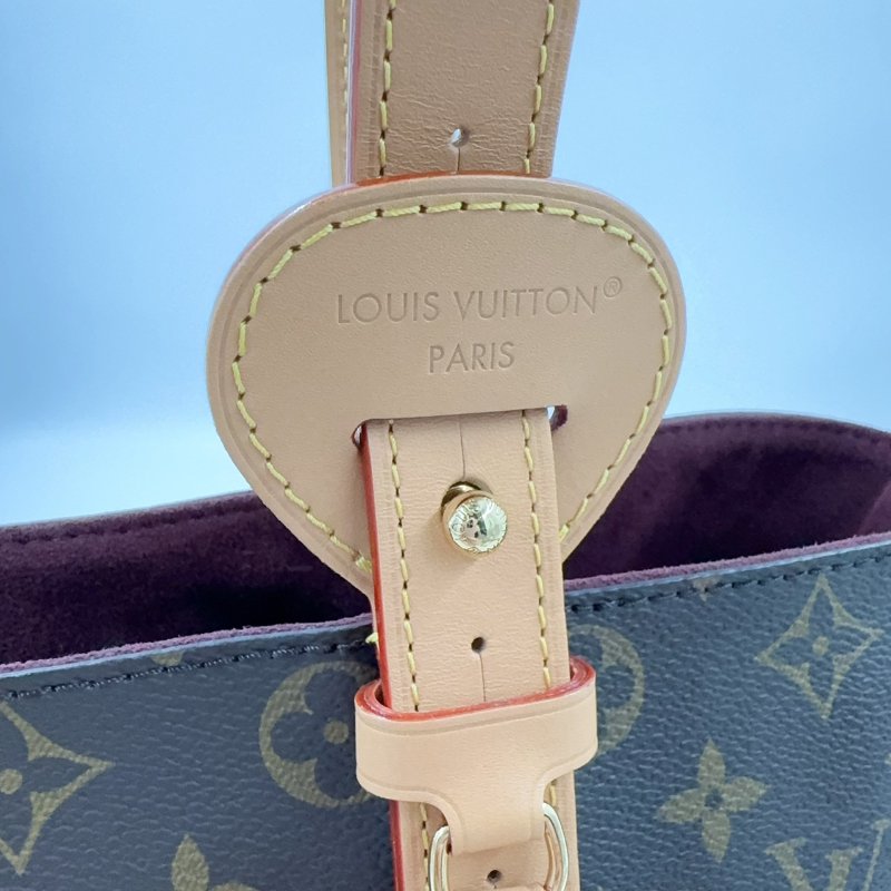 LV原花金釦All In BB手提斜背包M12925-19