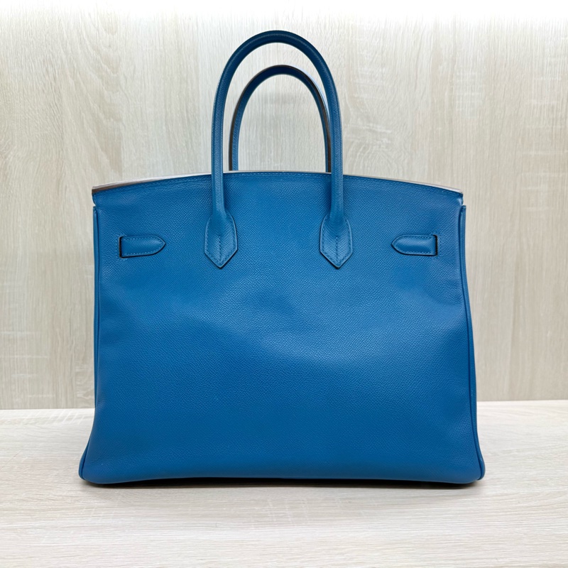HERMES 💙B3坦桑尼亞藍EPSOM皮Birkin35cm-3