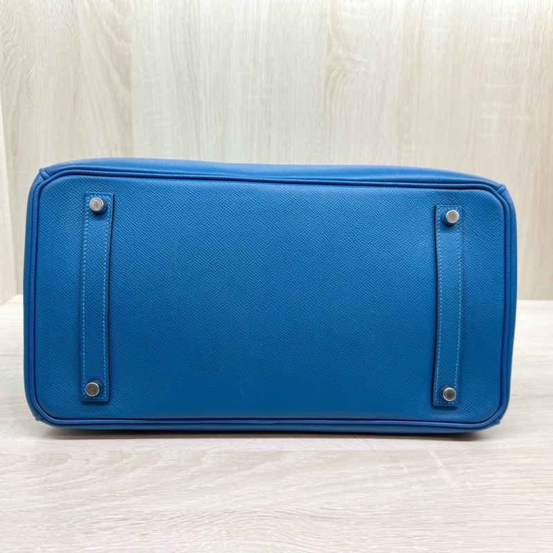HERMES 💙B3坦桑尼亞藍EPSOM皮Birkin35cm-6