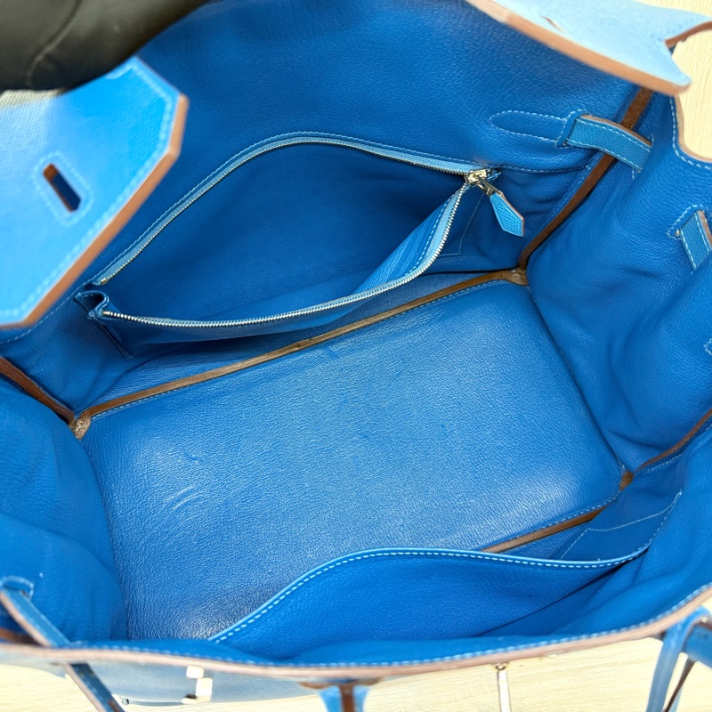 HERMES 💙B3坦桑尼亞藍EPSOM皮Birkin35cm-17