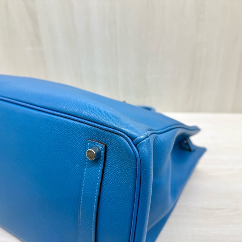 HERMES 💙B3坦桑尼亞藍EPSOM皮Birkin35cm-19