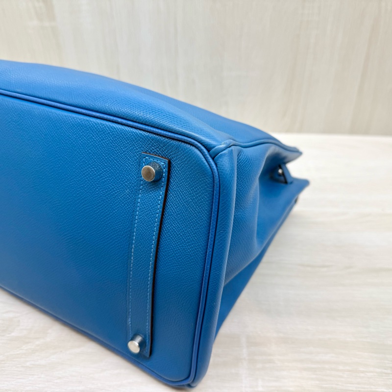 HERMES 💙B3坦桑尼亞藍EPSOM皮Birkin35cm-20