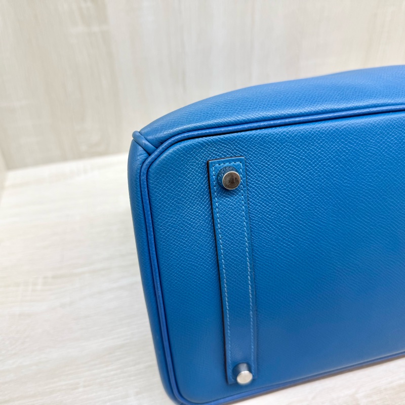 HERMES 💙B3坦桑尼亞藍EPSOM皮Birkin35cm-21