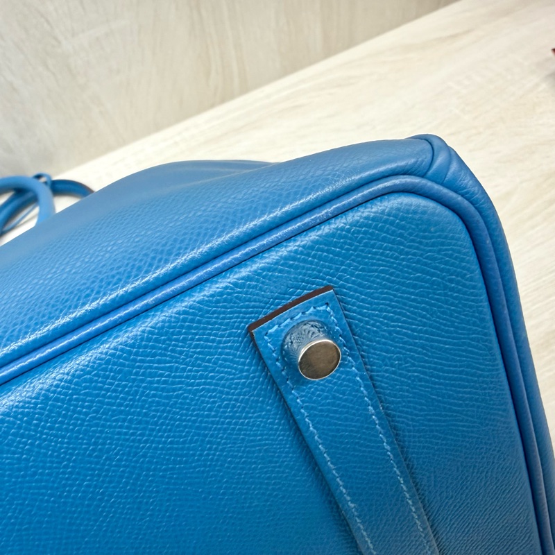 HERMES 💙B3坦桑尼亞藍EPSOM皮Birkin35cm-24