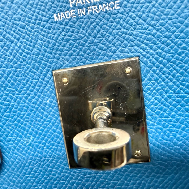 HERMES 💙B3坦桑尼亞藍EPSOM皮Birkin35cm-27