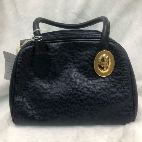 Dior 藍色中古2 Way 全皮小方手提袋 XC333