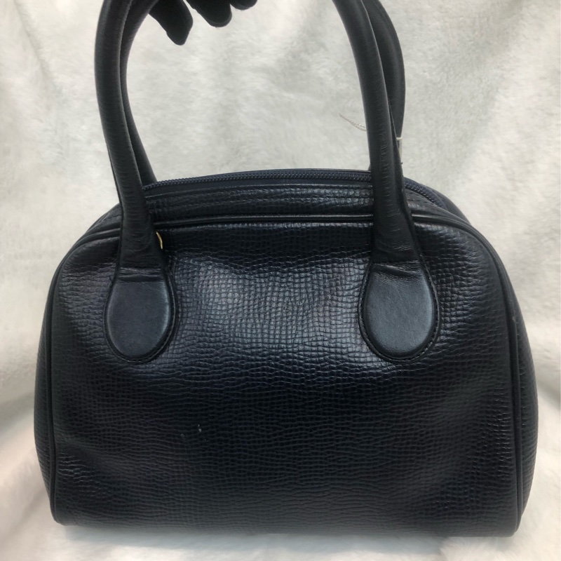 Dior 藍色中古2 Way 全皮小方手提袋 XC333-1