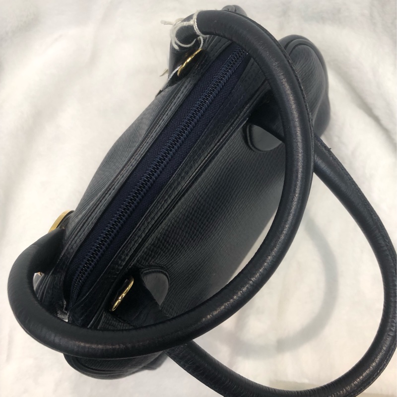 Dior 藍色中古2 Way 全皮小方手提袋 XC333-5