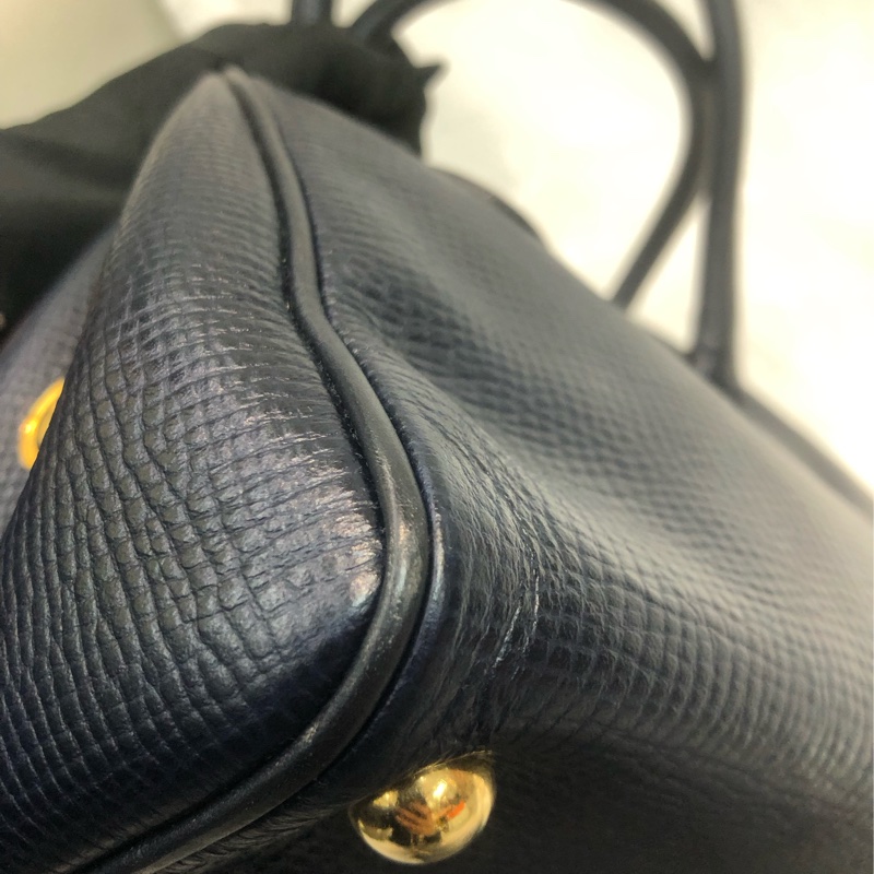 Dior 藍色中古2 Way 全皮小方手提袋 XC333-12