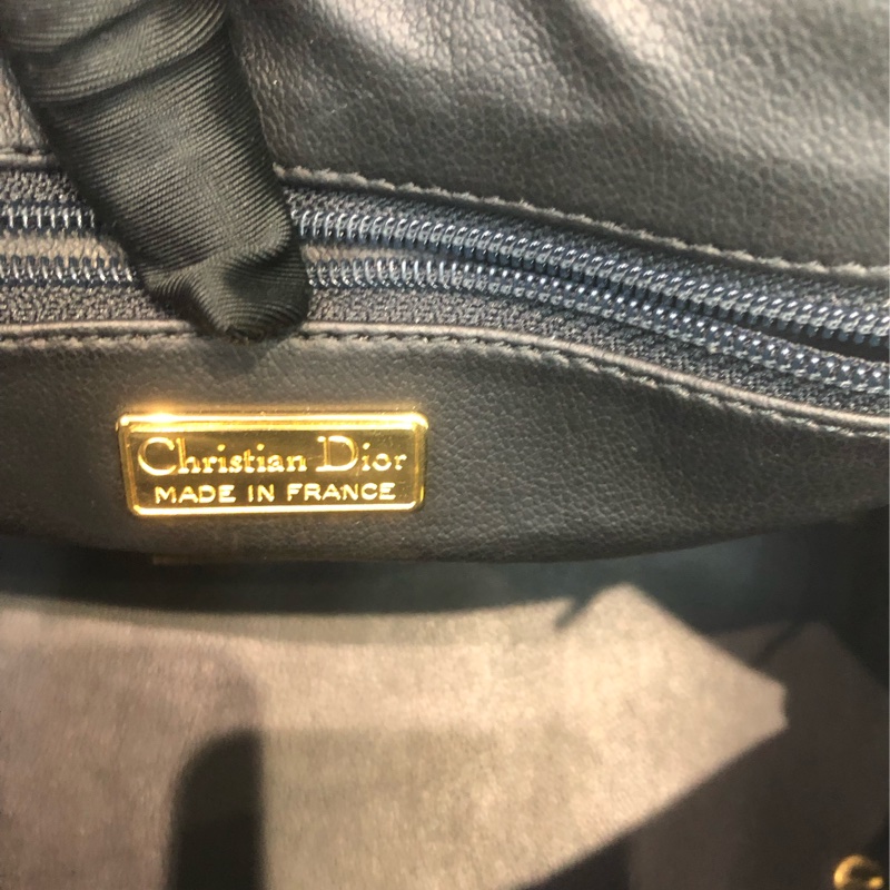 Dior 藍色中古2 Way 全皮小方手提袋 XC333-18
