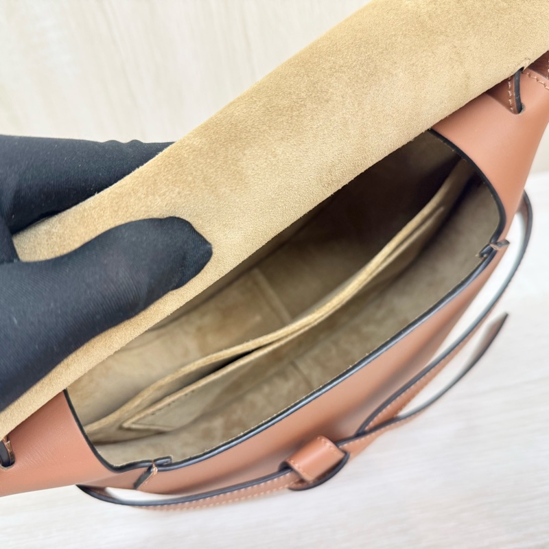 Loewe🤎棕色奶茶背帶小號GATE-8