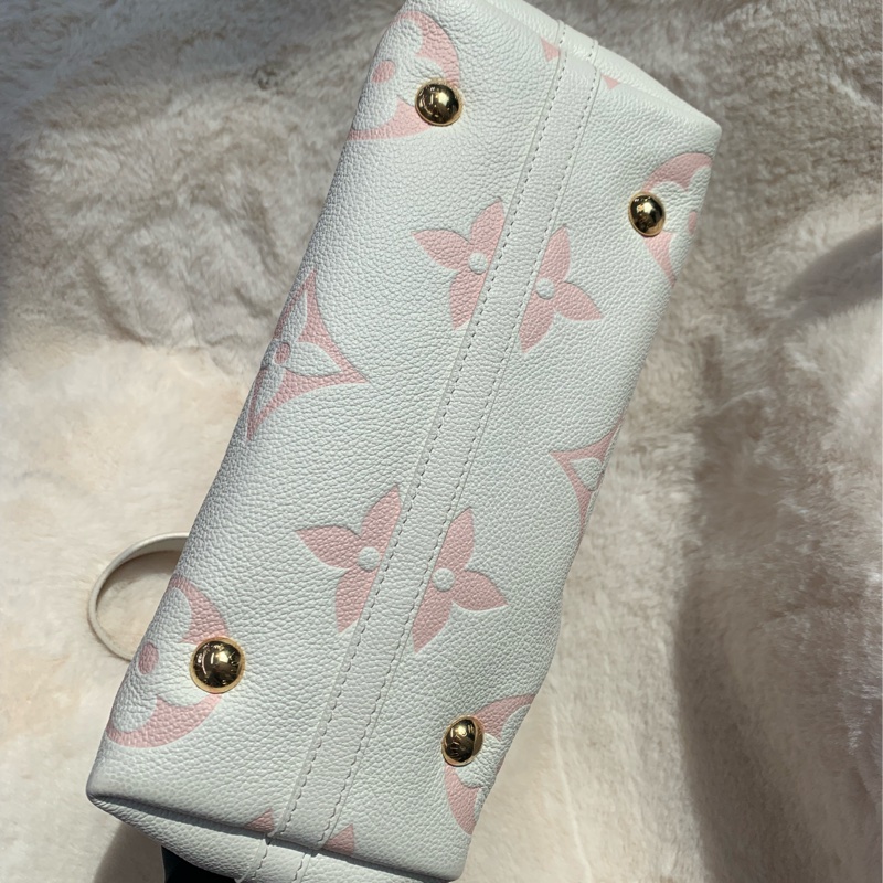 LV CARRY ALL 米白拼粉紅 XC335-4