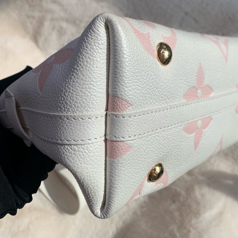 LV CARRY ALL 米白拼粉紅 XC335-5