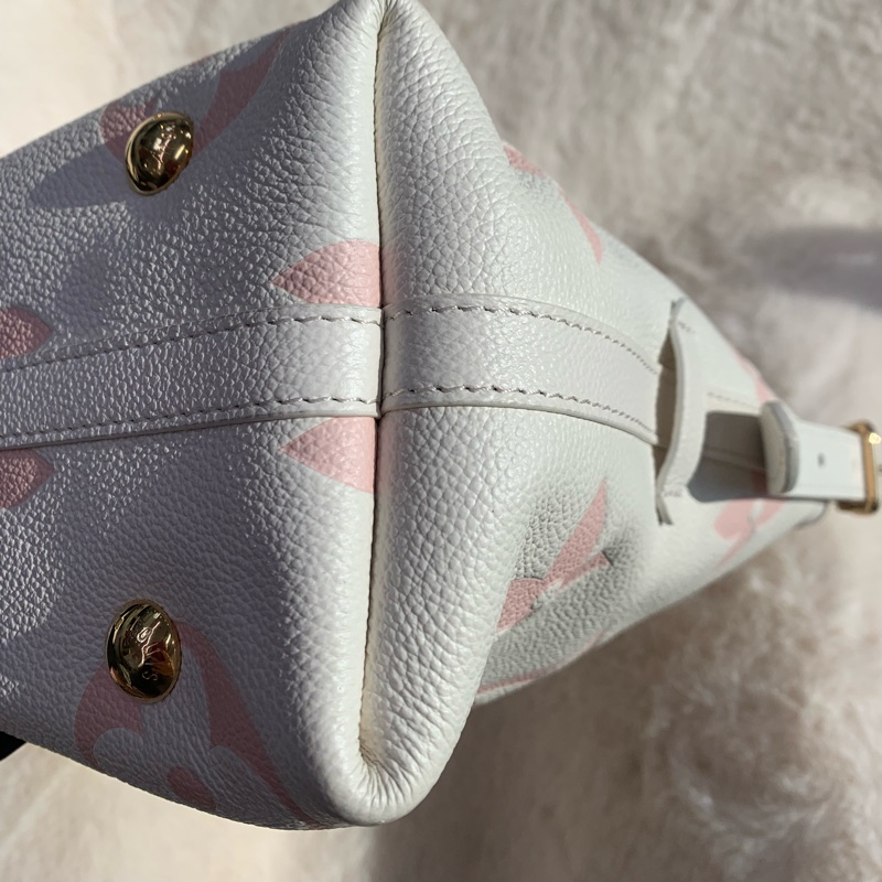 LV CARRY ALL 米白拼粉紅 XC335-6