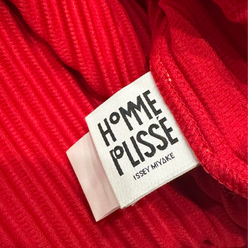 Homme plissé 紅色上衣 2號-2