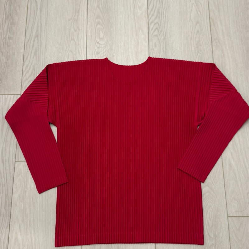Homme plissé 紅色上衣 2號-5