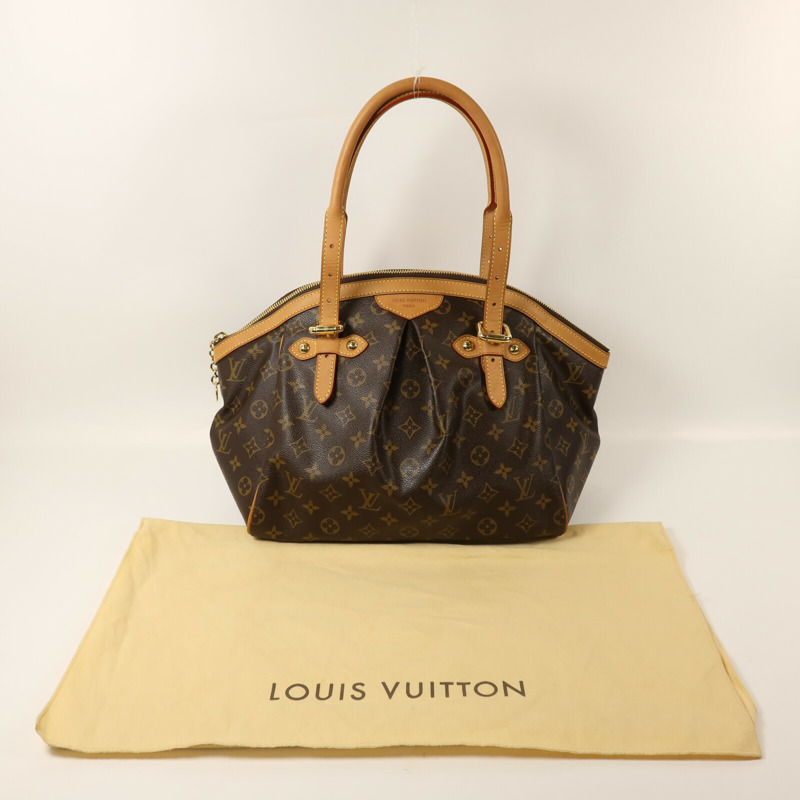 LOUIS VUITTON Monogram Tivoli GM金扣肩背袋-8