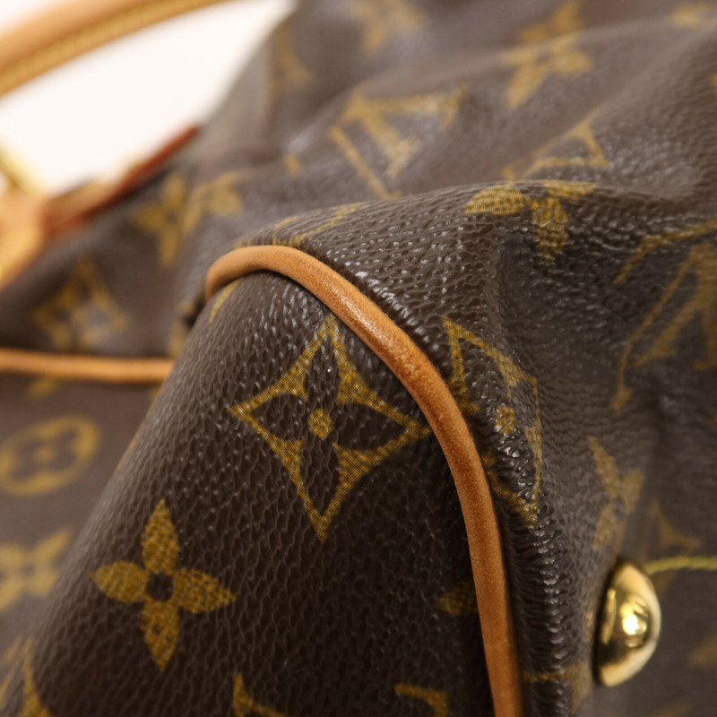 LOUIS VUITTON Monogram Tivoli GM金扣肩背袋-13