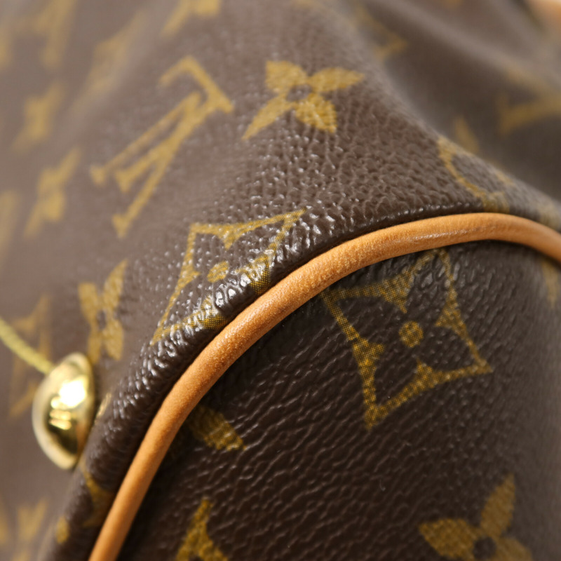 LOUIS VUITTON Monogram Tivoli GM金扣肩背袋-14