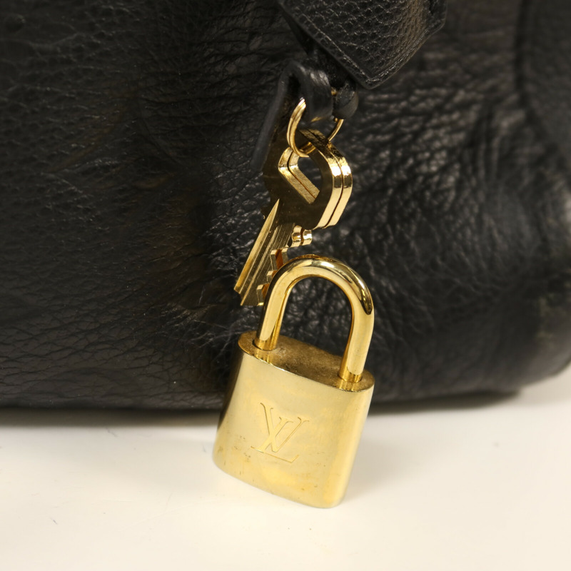 LOUIS VUITTON Monogram Empreinte Montaigne GM金扣手挽肩背兩用袋-10