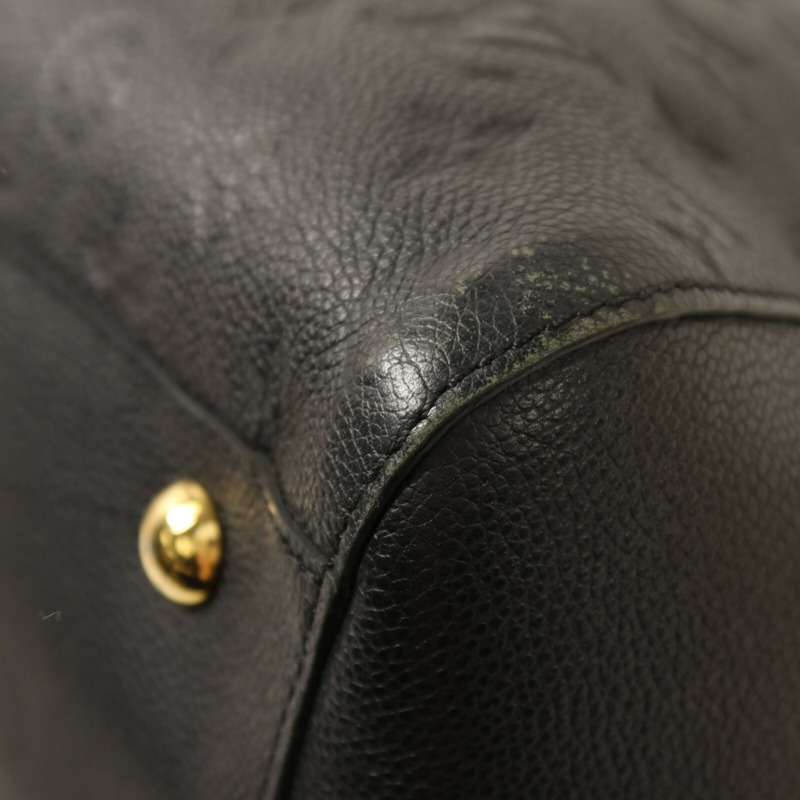 LOUIS VUITTON Monogram Empreinte Montaigne GM金扣手挽肩背兩用袋-12