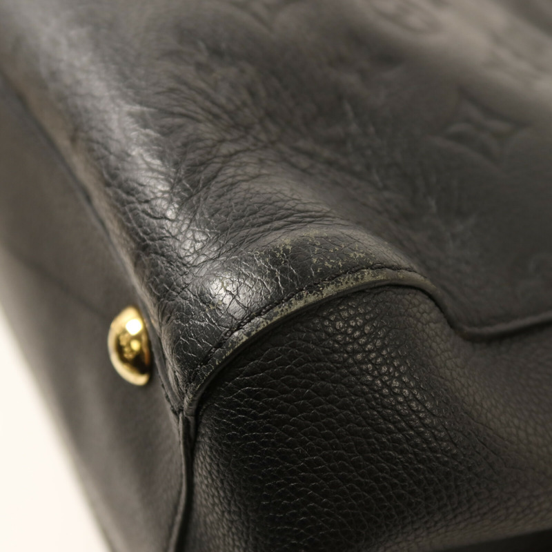 LOUIS VUITTON Monogram Empreinte Montaigne GM金扣手挽肩背兩用袋-14