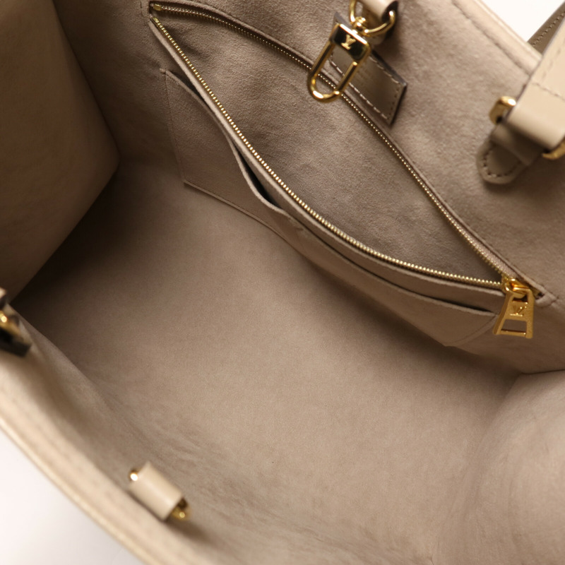 LOUIS VUITTON Monogram Empreinte OnTheGo MM金扣手挽肩背兩用袋-4