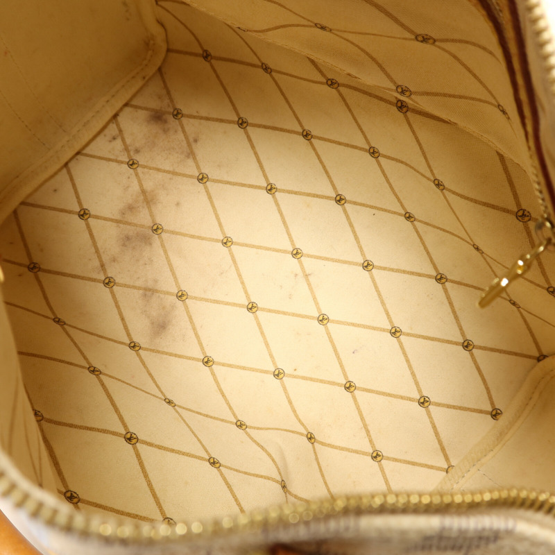 LOUIS VUITTON Damier Azur Tahiti Summer Trunk Speedy Bandouliere 30金扣手挽肩背兩用袋-4