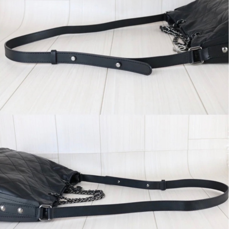 「JL精品代購」9新 Chanel 香奈兒羊皮托特 手提/肩背包-11