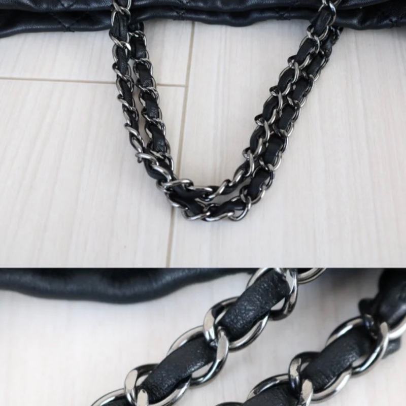 「JL精品代購」9新 Chanel 香奈兒羊皮托特 手提/肩背包-13