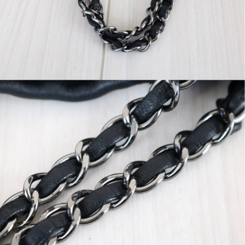 「JL精品代購」9新 Chanel 香奈兒羊皮托特 手提/肩背包-16