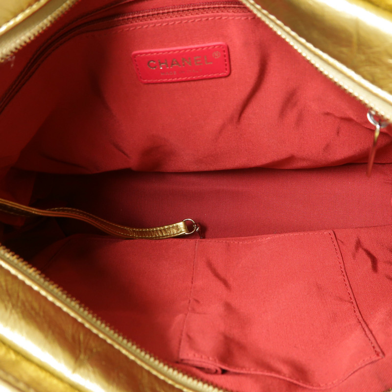 CHANEL 牛皮皮革Gabrielle Large鏈帶肩背袋-4