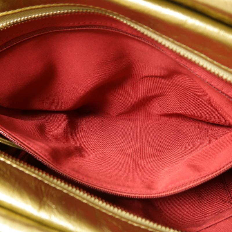 CHANEL 牛皮皮革Gabrielle Large鏈帶肩背袋-5